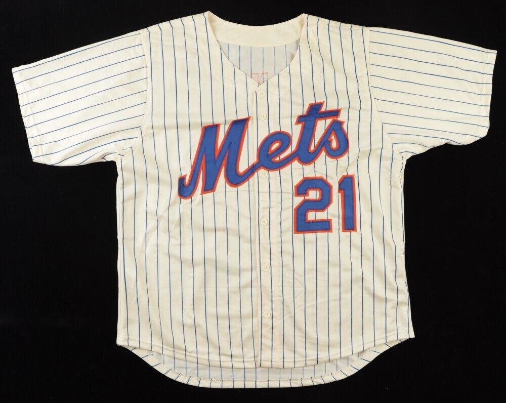 Cleon Jones Signed New York Mets Jersey 1969 W.S. Champs &Last Out –  Super Sports Center