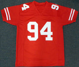 SAN FRANCISCO 49ERS SOLOMON THOMAS AUTOGRAPHED RED JERSEY BECKETT BAS 155796