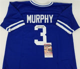 Dale Murphy Signed Atlanta Braves Dk Blue Jersey (JSA COA) 2xNL MVP (1982 ,1983)