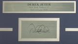 Derek Jeter Framed 8x10 Yankees 3000th Hit Photo w/ Laser Engraved Signature