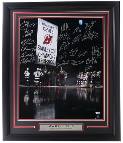 New Jersey Devils 2000 Stanley Cup Team Signed Framed 16x20 Photo Fanatics