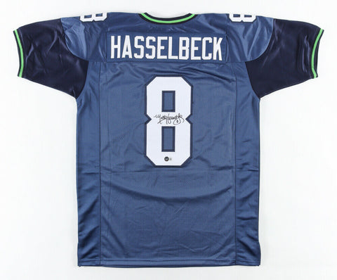 Matt Hasselbeck Signed Seahawks Jersey (Beckett) Seattle Quarterback 2001-2010