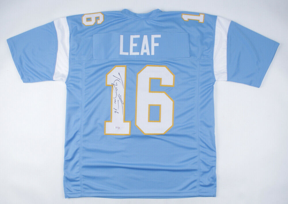 Ryan Leaf Signed Chargers Jersey (PSA COA) San Diego's 1998 #2