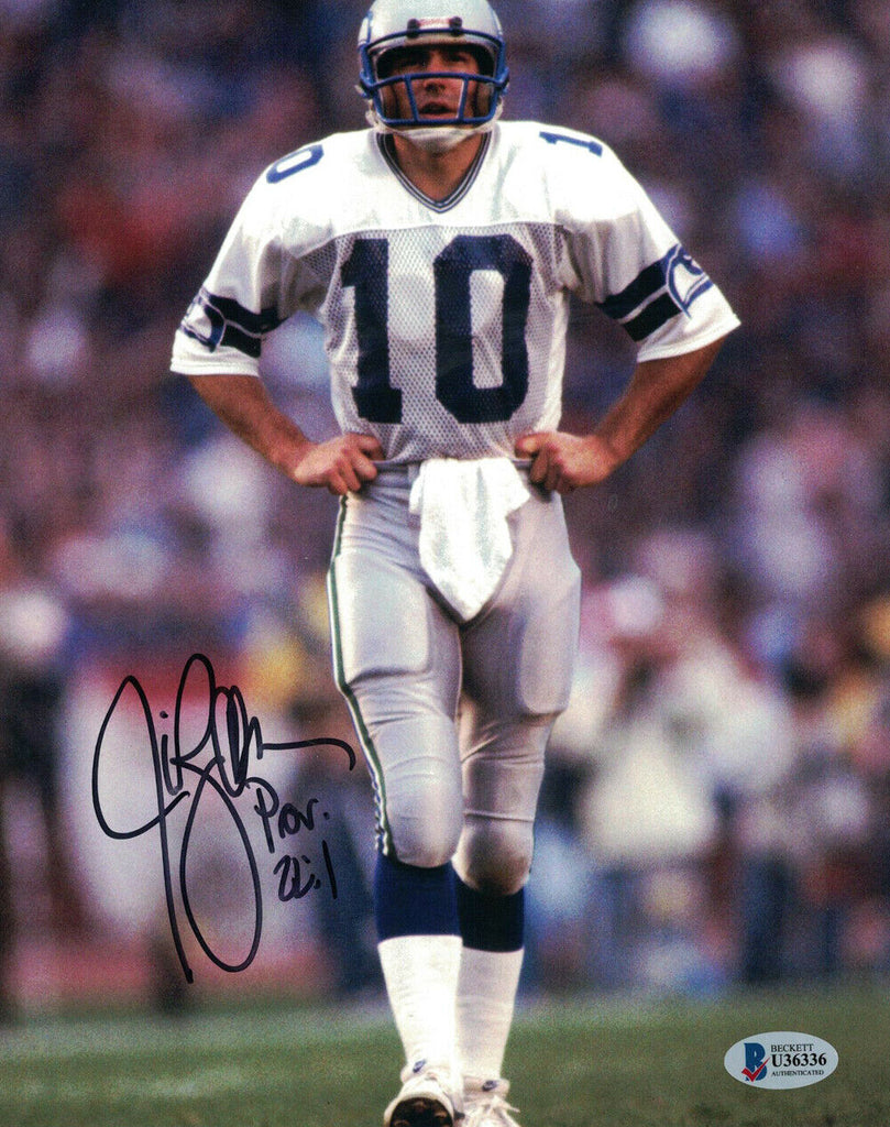Jim Zorn Autographed/Signed Seattle Seahawks 8x10 Photo BAS 29722