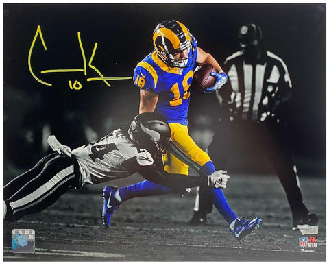 COOPER KUPP Autographed Rams "Run Vs. Vikings" 11" x 14" Photograph FANATICS