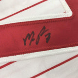 Framed Autographed/Signed Maikel Franco 33x42 Philly Pinstripe Jersey JSA COA