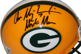 Don Majkowski Autographed Green Bay Packers VSR4 Mini Helmet Beckett 35580