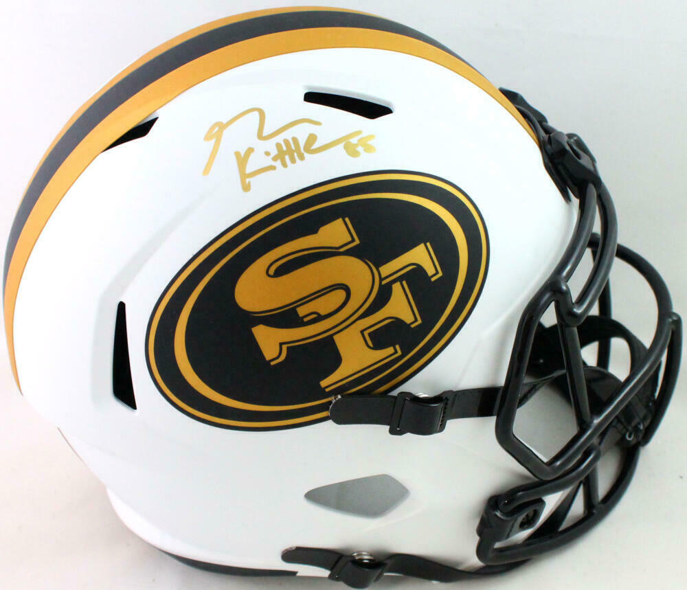 George Kittle Autographed 49ers Lunar Speed Full Size Helmet- Beckett –  Super Sports Center
