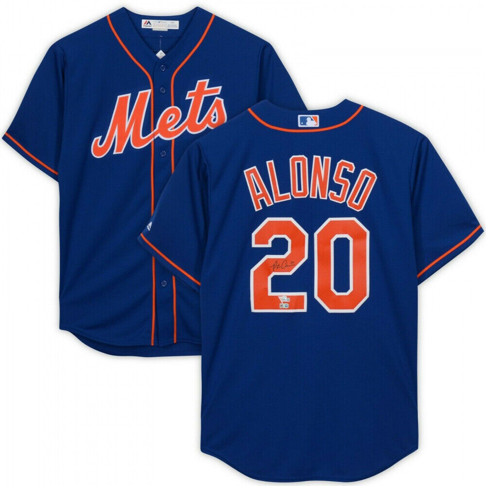 Pete Alonso Signed New York Mets Jersey (Fanatics Hologram) 2019 NL Ro –  Super Sports Center