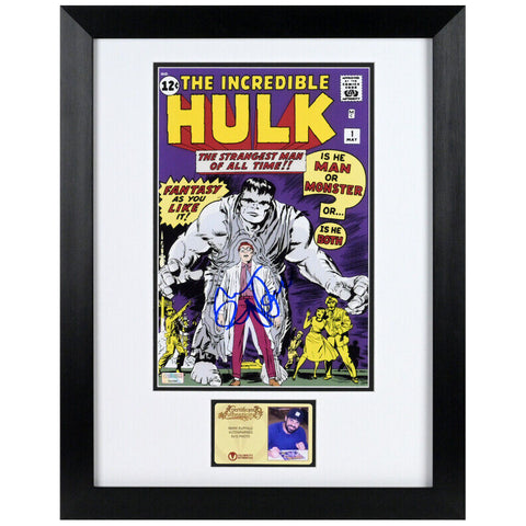 Mark Ruffalo Autographed The Incredible Hulk #1 Comic Cover 8x12 Photo
