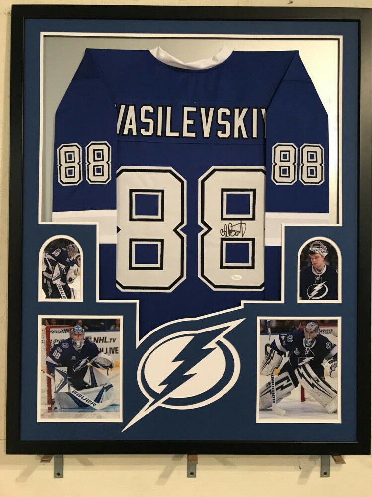 Andrei Vasilevskiy Signed Tampa Bay Lightning Jersey Psa/Dna Coa  Autographed