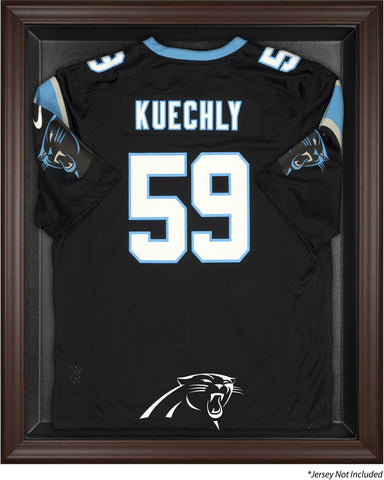 Panthers Framed Logo Jersey Display Case-Brown-Fanatics Authentic