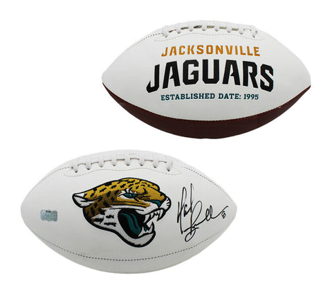 Mark Brunell Signed Jacksonville Jaguars Embroidered White NFL Football