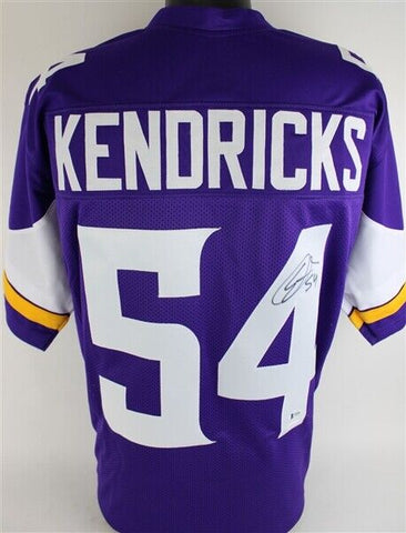 Eric Kendricks Signed Vikings Purple Jersey (Beckett COA) Starting Linebacker