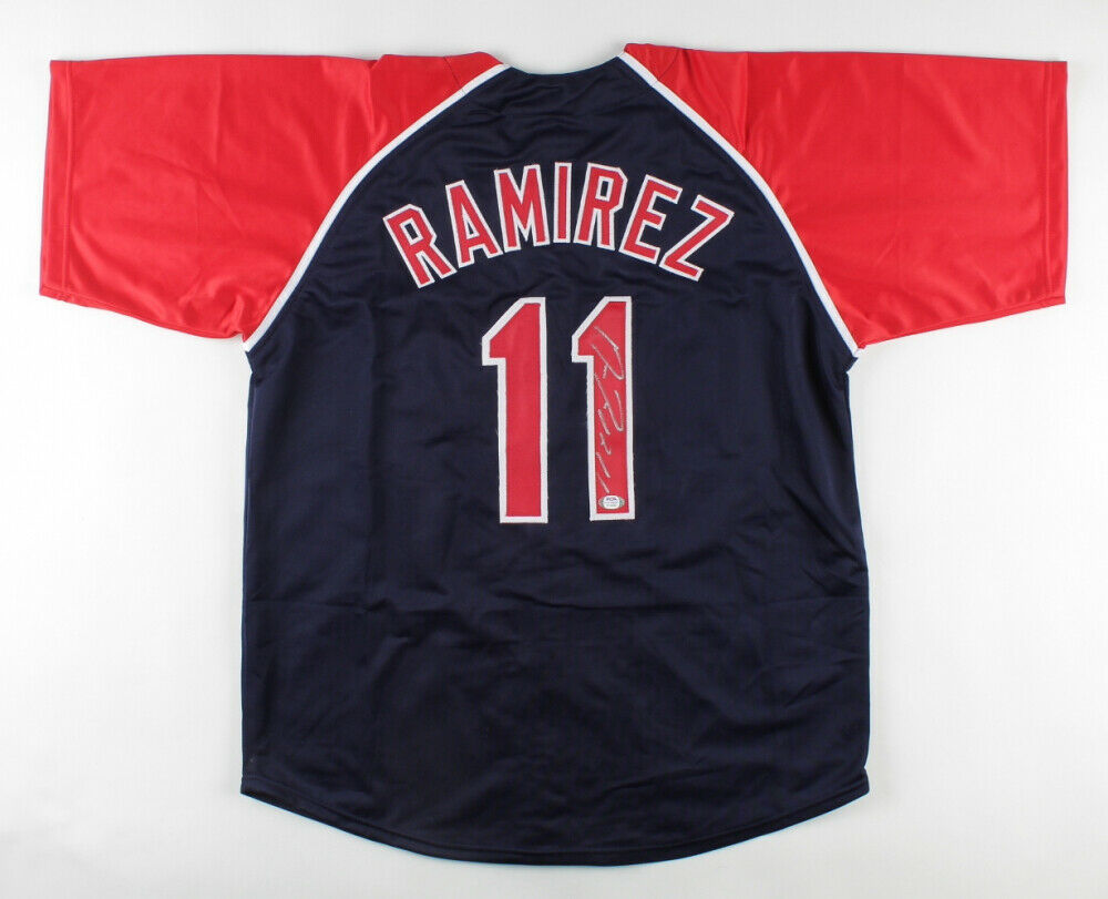 Jose Ramirez Signed Cleveland Indians Jersey (PSA Holo) 2xAll Star