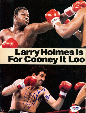 Gerry Cooney Autographed Signed Magazine Page Photo PSA/DNA #S48699