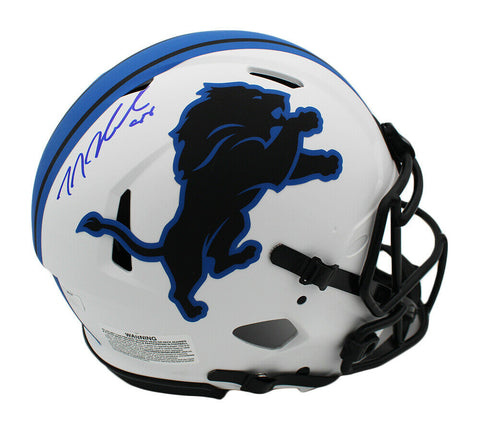 TJ Hockenson Signed Detroit Lions Speed Authentic Lunar NFL Helmet