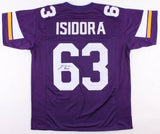 Danny Isidora Signed Vikings Jersey (JSA) Minnesota Offensive Lineman/U of Miami