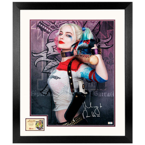 Margot Robbie Autographed Suicide Squad Harley Quinn 16x20 Framed Photo