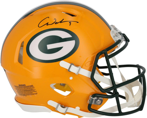 Christian Watson Green Bay Packers Autographed Riddell Speed Authentic Helmet