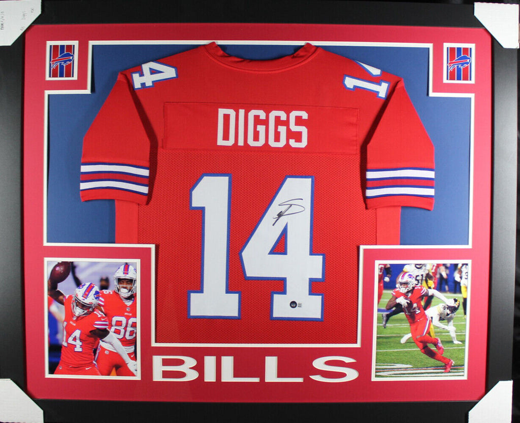 Stefon Diggs Authentic Signed Blue Pro Style Jersey Autographed BAS