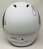 JARED GOFF Autographed Rams White Matte Full Size Speed Helmet FANATICS