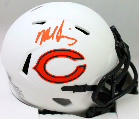 Mike Singletary Signed Chicago Bears Lunar Speed Mini Helmet- BA W Holo *Orange