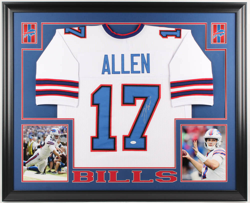 Josh Allen Buffalo Bills Autographed White Nike Limited Jersey