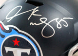 Derrick Mason Signed Tennessee Titans F/S Speed Helmet- Beckett W Hologram