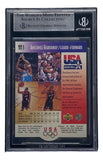 Penny Hardaway Signed Slabbed Upper Deck USA 1996 #3 Basketball Trading Card BAS