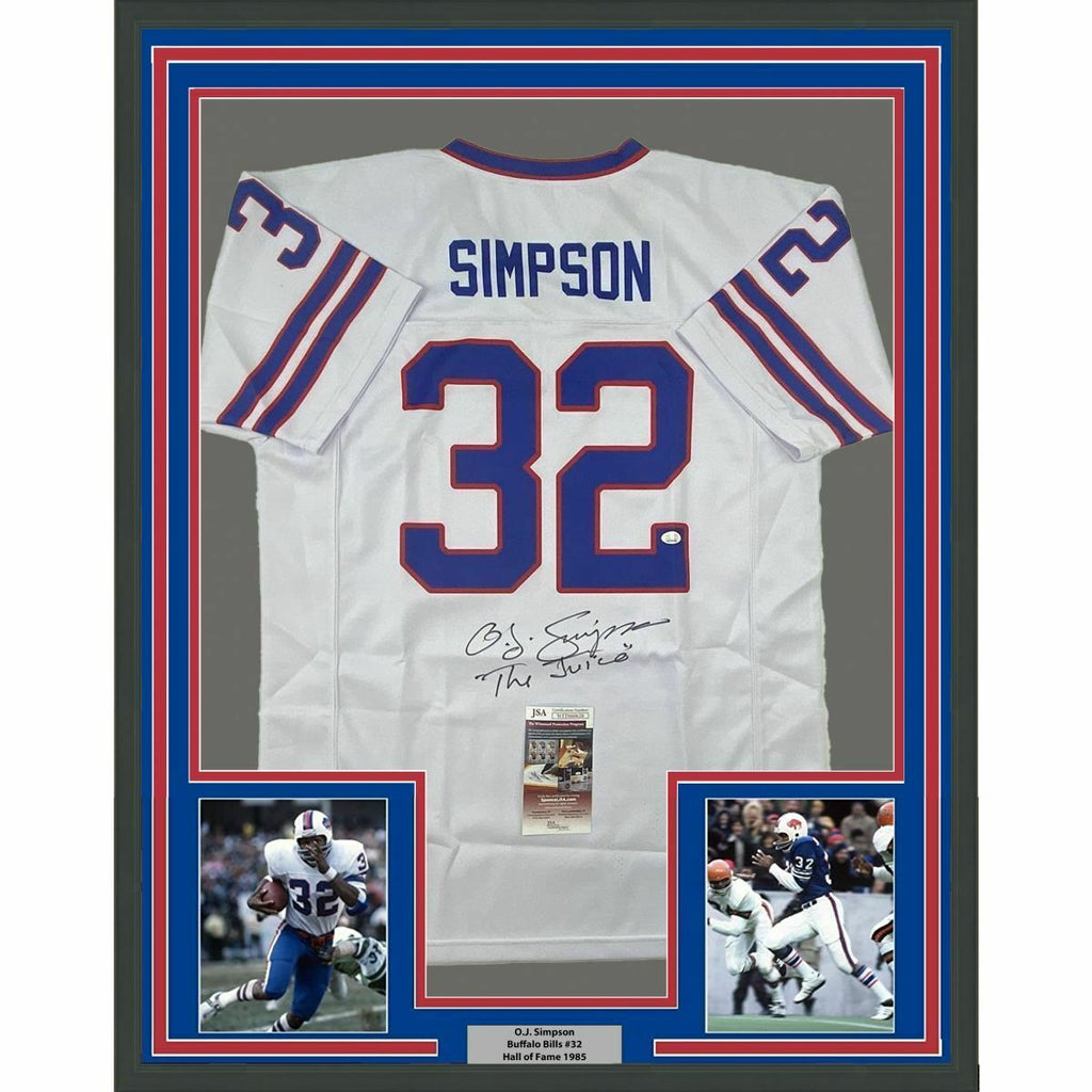 Autographed O.J. SIMPSON 8X10 Buffalo Bills Photo JSA