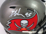 Devin White Autographed Tampa Bay Bucs 2020 Speed Mini Helmet - Beckett W *White