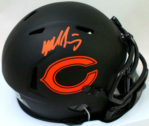 Mike Singletary Signed Bears Eclipse Speed Mini Helmet- BA W Hologram *Orange