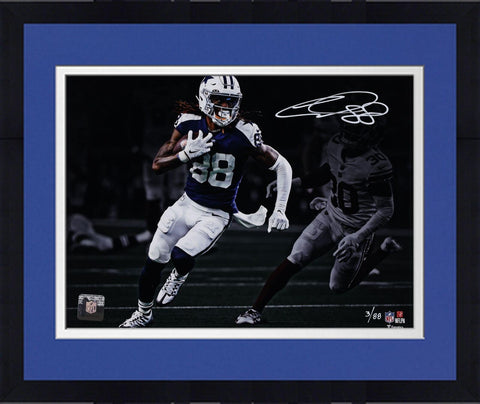 Framed CeeDee Lamb Dallas Cowboys Signed 11" x 14" Spotlight Photo - LE of 88