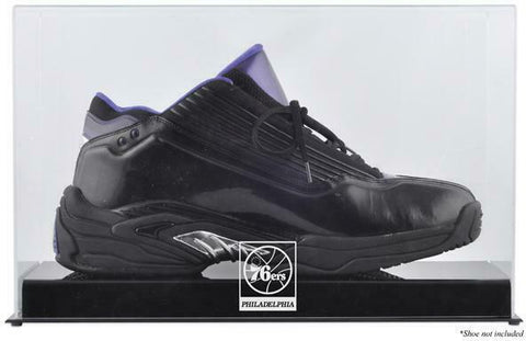 Philadelphia 76ers Team Logo Basketball Shoe Display Case-Fanatics