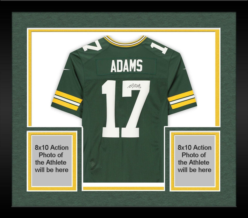 Framed Davante Adams Green Bay Packers Autographed Green Nike Limited –  Super Sports Center