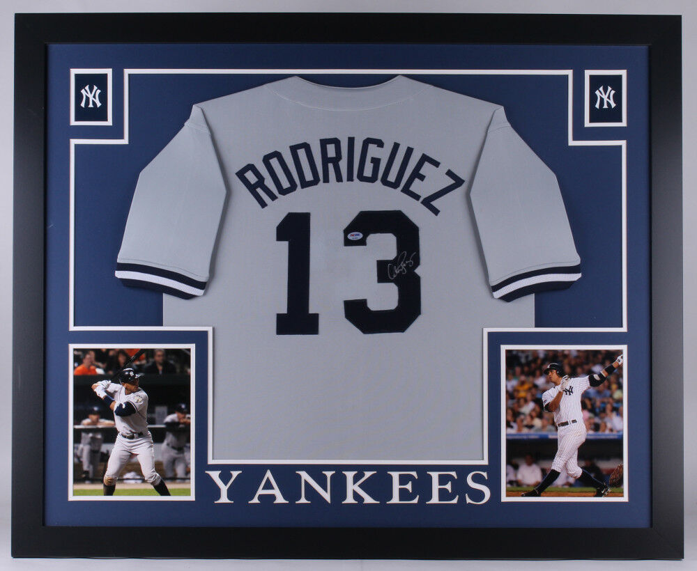 Alex Rodriguez Autographed Signed Framed New York Yankees 