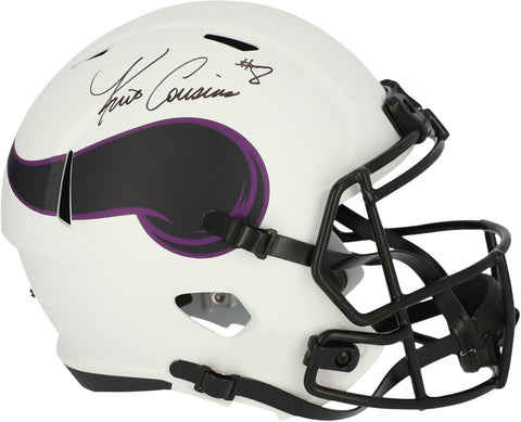 Kirk Cousins Minnesota Vikings Signed Lunar Eclipse Alternate Replica Helmet