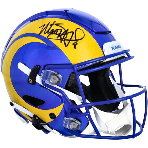 MATTHEW STAFFORD Autographed L.A. Rams Authentic Speed Flex Helmet FANATICS