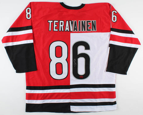Teuvo Teravainen Signed Carolina Hurricanes Jersey (Player COA) Stanley Cup 2015