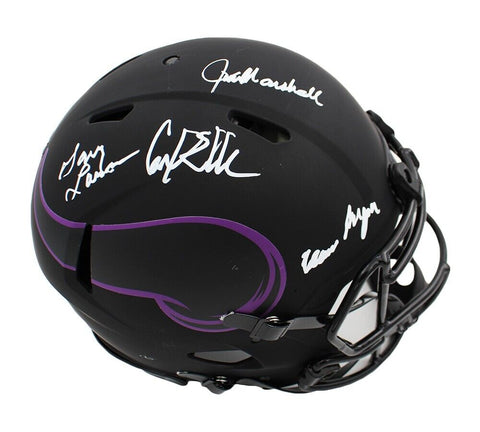 Purple People Eaters Signed Minnesota Vikings Speed Authentic Eclipse NFL Helmet