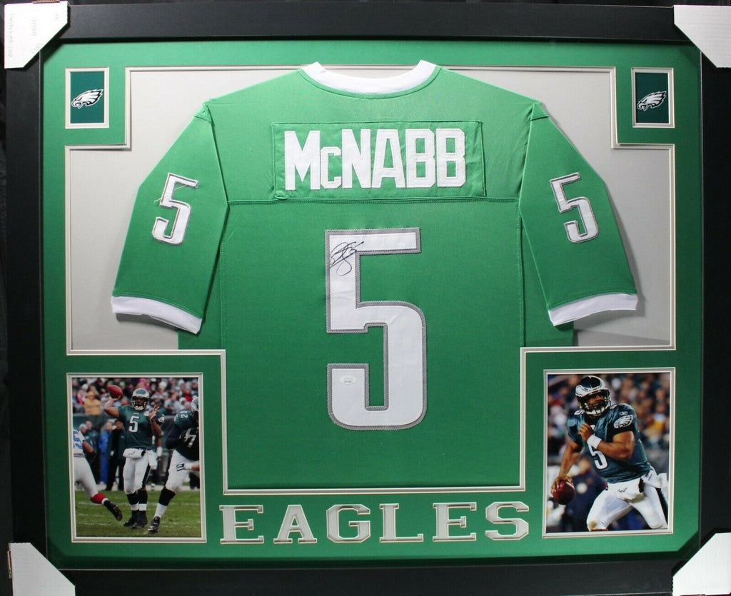 DONOVAN MCNABB (Eagles green SKYLINE) Signed Autographed Framed Jersey –  Super Sports Center