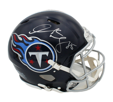 Derrick Mason Signed Tennessee Titans Speed Authentic NFL Helmet