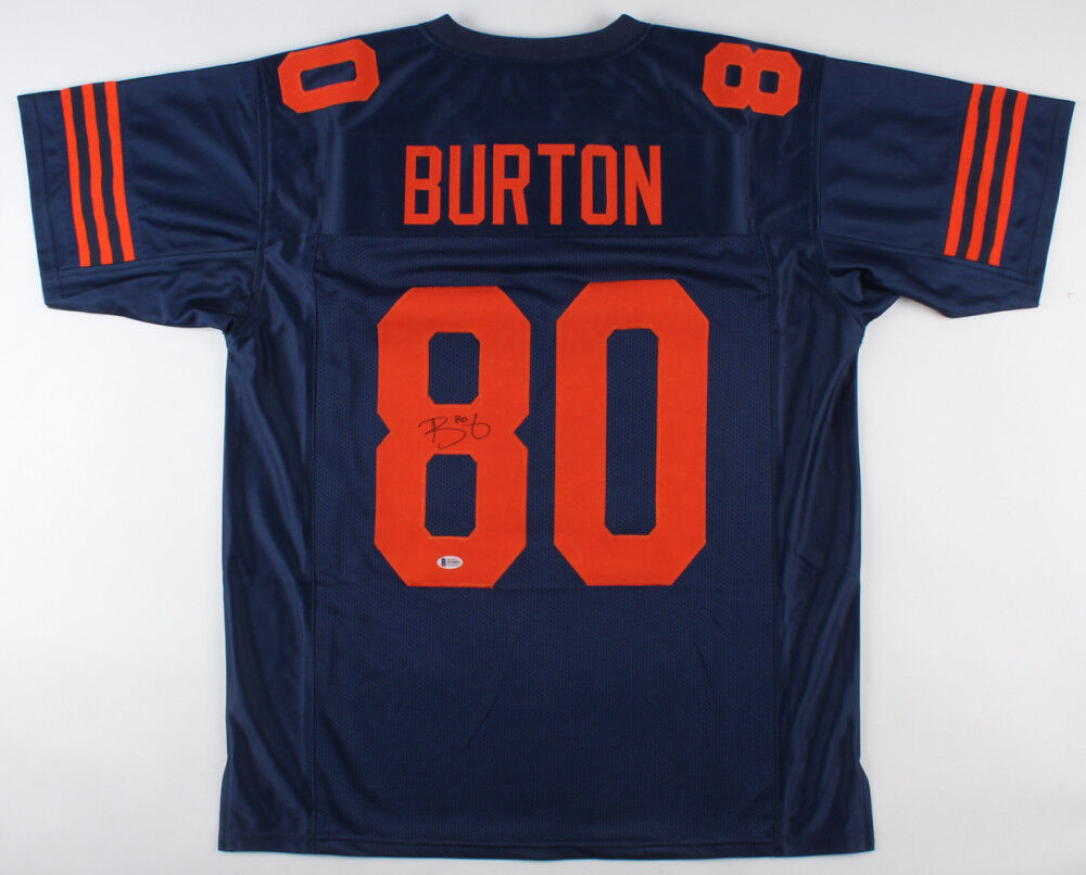 Trey Burton Signed Chicago Bears Color Rush Jersey (Beckett COA) Tight –  Super Sports Center