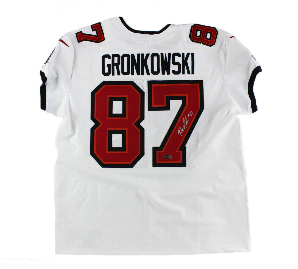 Rob Gronkowski Signed Tampa Bay Buccaneers Nike Elite White NFL Jersey –  Super Sports Center