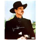 Val Kilmer Autographed Tombstone Doc Holliday 8x10 Close Up Photo