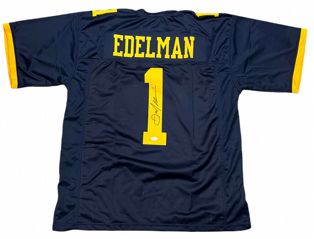 Julian Edelman Signed Custom New England Patriots Jersey Beckett COA