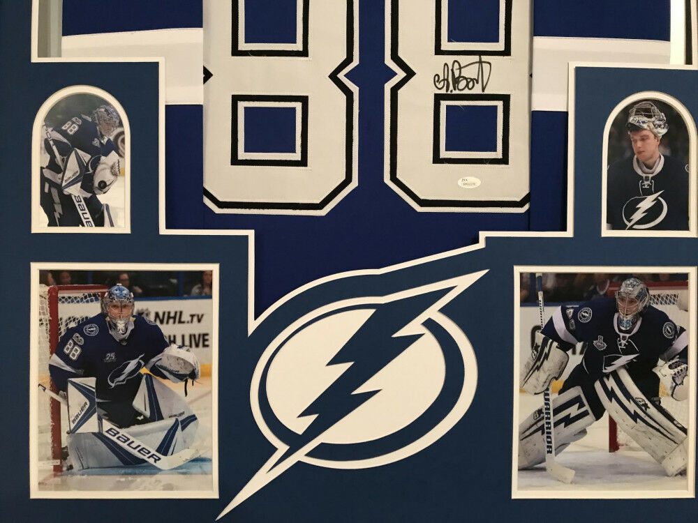 Andrei Vasilevskiy Autographed Tampa Bay Vasi (Blue #88) Custom Hockey  Jersey - JSA Witness at 's Sports Collectibles Store