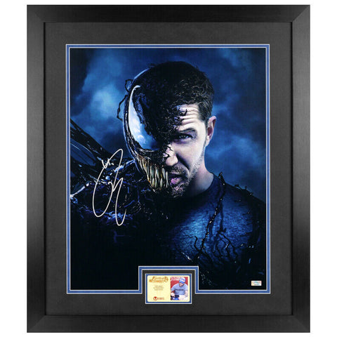 Tom Hardy Autographed 2018 We Are Venom Eddie Brock 16x20 Framed Photo
