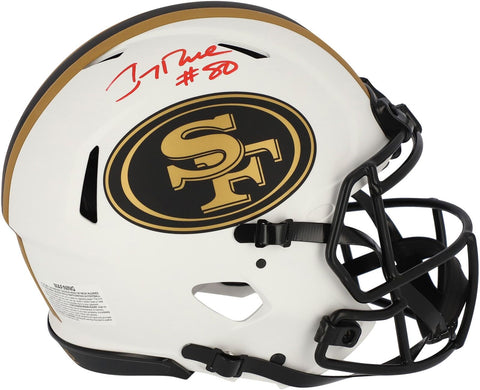 Jerry Rice 49ers Signed Riddell Lunar Eclipse Alternate Speed Authentic Helmet